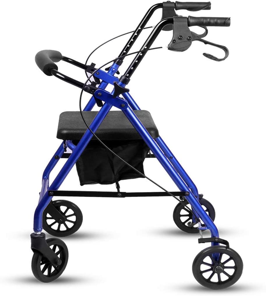 歩行器 大きな車輪 調整可能ハンドル Amazon.co.jp: 歩行車 四輪歩行車 ホイールとシートの調節可能な